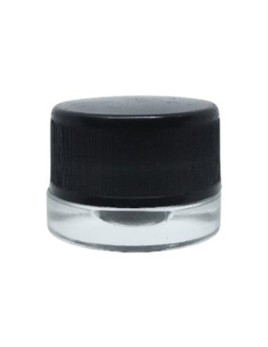 Tarro de Cristal 5ml Perfil Bajo Redondo