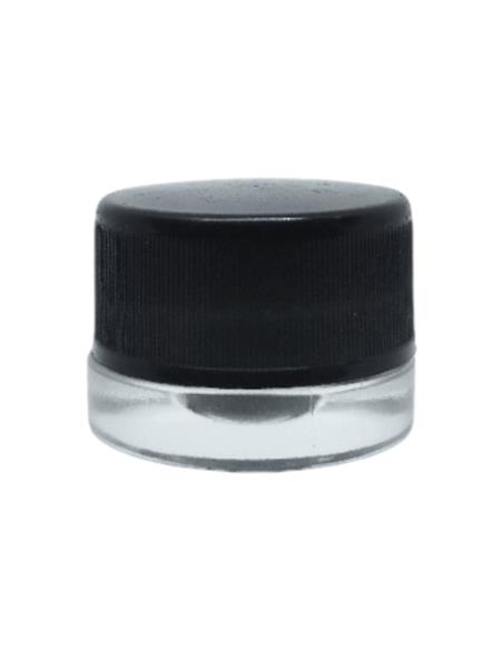 Tarro de Cristal 5ml Perfil Bajo Redondo