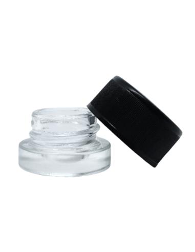 Tarro de Cristal 5ml Perfil Bajo Redondo