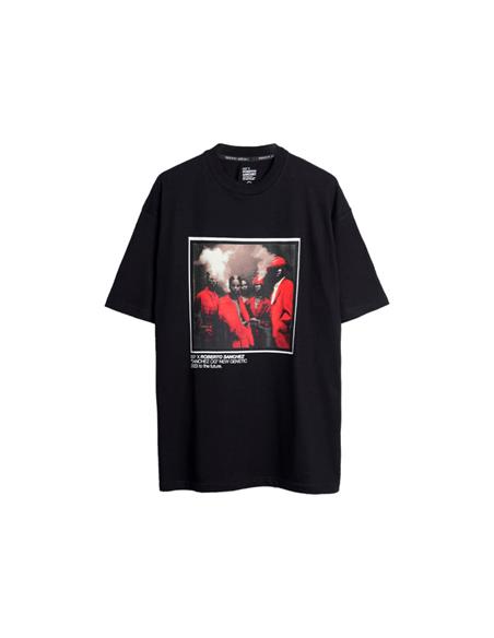 Polera Negra Talla (S) - Roberto Sanchez + Limited Edition x4